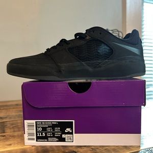 Brand new Nike SB Ishod. All black. In box and never worn. Size 10.